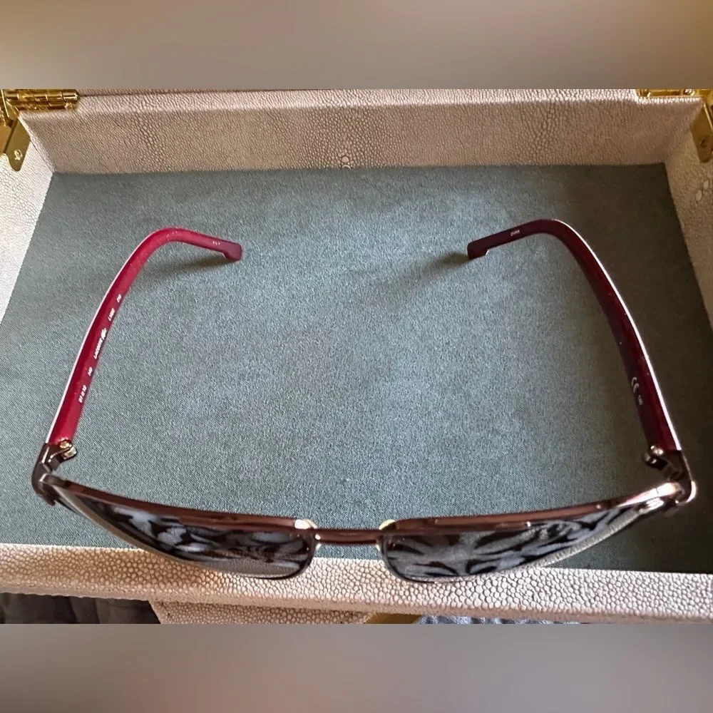 Lacoste brown and red sunglasses for men Lacoste L162S – Unworn & Stylish